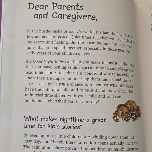 My Good Night Bible – 45 Bedtime Bible Stories for Little Ones (1999) - Picture 9 of 16